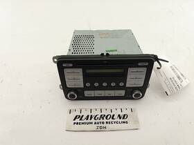 638.vw1e08 Volkswagen Vw Eos Am Fm Stereo Receiver Radio Cd Player Fits 07 08 09 10 11