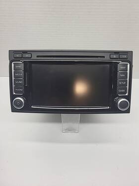 7l6035684b Volkswagen Vw Touareg 2008-11 Navigation Radio Receiver Head Cd Mp3 Gps
