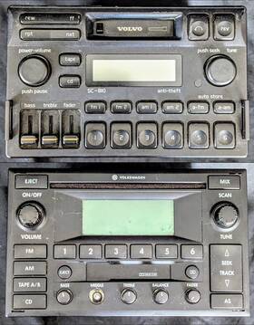 8103915 Volkswagen 2 Factory Stereos 01-09 Premium 6 Radio 93-97 Volvo Sc-810 No Codes