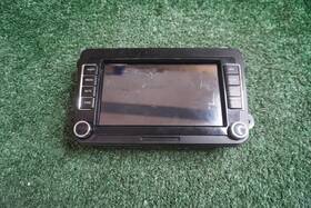Wvwfv71k16w101283 Volkswagen 2006 2007 Golf Gti Radio Dash Info Display Audio Control Panel Oem