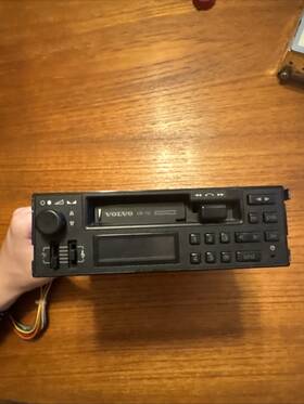 1384896 Volvo 240 740 760 940 Front Radio Stereo Cassette Player Cr-712 Head Unit Oem