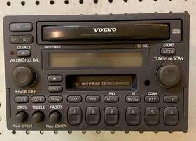 Volvo-v70 Volvo 3533896 3533787 Oem 3 Cd Changer Tape Radio Cassette Player Sc900 With Code