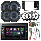 Xdvd256bt-ec1865bm-egmwh98-08 Enrock Marine Double Din Usb Dvd Cd Bluetooth 728120507932