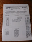 Blaupunkt CR-3003 Schematic 9 404 230 142. Fixed Price $15.30.