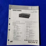 Sony XR-5507 Service Manual Original Paper Oem Repair Guide Usa. Fixed Price $79.00.