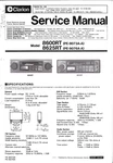 Clarion 8600RT, 8625RT Am/fm Stereo Cassette Tuner, Service Manual. Fixed Price $20.00.