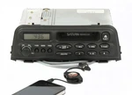 1996-99 Saturn Series Am Fm Cassette Radio Receiver With Aux Pigtail 21022997. Fixed Price $119.00.