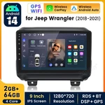 For Jeep Wrangler Jl 2018-2021 Android 14 Stereo Radio Carplay Gps Wifi 64GB. Fixed Price $169.99.