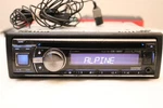 Alpine CDE-136BT With Mic. Fixed Price $79.00.