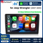 For Jeep Wrangler Jk 2007-2016 6+128G Carplay ANDROID15 Stereo Radio Gps Nav. Fixed Price $227.99.