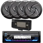 Jvc KD-X38MBS In-dash Bluetooth Marine Radio, 4X 4" 100W Speaker, Cover (black). Fixed Price $170.99.