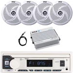 Pyle PLMRB29W2 Single Din Receiver, 4X 8'' 320W Max Speakers, Channel Amp. Fixed Price $185.99.