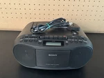 Sony CFD-S70 Portable Cd Cassette Player Am/fm Radio Boombox W/power Cord Tested. Fixed Price $55.00.