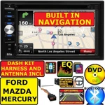 Ford Mercury Mazda Gps Navigation System Bluetooth Dvd Usb Bt Car Radio Stereo. Fixed Price $349.99.