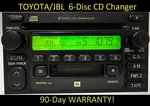 1998 2003 Toyota A56819 Oem Jbl Am/fm Radio Cassette 6-CD Changer 86120-08140. Fixed Price $199.95.