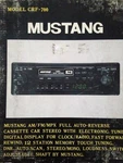 Mustang Model CRF-700 Digital Am/fm Cassette Car Stereo. Fixed Price $429.88.