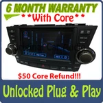 Toyota Highlander Oem Jbl Touch Screen Navigation Radio Cd Player E7014 E7016. Fixed Price $620.35.
