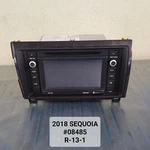 2018 Toyota Sequoia Radio Display And Receiver Id 86140-0C220 Face 510205. Fixed Price $335.00.