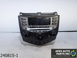 Oem 2007 Honda Accord 3.0L Cd & Radio Unit Stereo Player Manual Climate Control. Fixed Price $199.99.