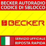 Becker Radio Unlock Code Audio Sound 10 20 30 40 Mercedes Cdr Europe. Fixed Price $5.81.