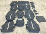 2015-2019 Ford F-150 Xlt Super Crew Leather Sema Black Gray F150 New. Fixed Price $755.00.