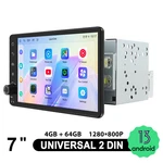 Android 13 4+64 Car Stereo Double Din 7 Inch Touch Screen Support Rear View Cam. Fixed Price $367.08.