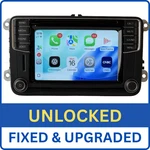 Unlocked New Touch 16- 17 Vw Volkswagen MIB2 Jetta Passat Oem Radio 5C0035200. Fixed Price $550.00.