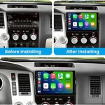 Unit Apple Carplay For Toyota Tundra Sequoia Touch Screen Radio Backup Cam. Fixed Price $120.66.