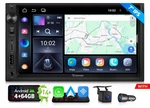Eonon UX7A Android 14 4+64 7" Ips Stereo Carplay Double Din Screen Mirroring. Fixed Price $181.60.