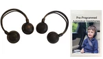 Wireless Dvd Headphones For Honda Accord, Pre-programmed, Easy To Use Headsets. Fixed Price $49.95.