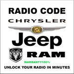 Unlock Jeep Radio Code Anti-theft Chrysler Dodge Ram Stereo T00AM T00BE TM9. Fixed Price $11.99.
