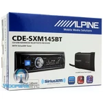 Refurbished Alpine CDE-SXM145 Car Stereo Radio Usb Player Receiver Sirius Pkg. Fixed Price $225.00.