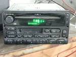 Ford 2L5T-18C868-AB Am Fm Radio Cd Cassette Player From 2003 E350SD Van 12063874. Fixed Price $102.69.