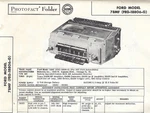 1957 Ford 78MF Am Car Radio Receiver Photofact Manual Schematic FEG-18806-G. Fixed Price $11.04.
