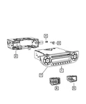 Genuine Mopar Multi Media Radio 1RZ27JXWAL. Fixed Price $554.40.