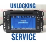 Unlocking Service For Gm Am Fm Cd Dvd Navigation Radio U006. Fixed Price $49.00.