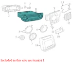 2012 Fiat 500 Radio Unit - Oem Part Z8260776AJ & More Tested. Fixed Price $122.39.