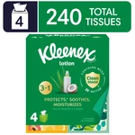 Kleenex Lotion Facial Tissues With Coconut Oil, 4 Cube Boxes, 60 Per. Fixed Price $10.55.