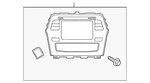 Genuine Nissan Radio Control Unit 25915-9DM0C. Fixed Price $2486.98.