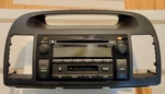 Radio Control Unit And Cassette & Cd Player Fits 2004 Toyota Camry With Frame. Fixed Price $55.00.