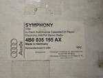 1999- 05 Audi A6 C5 Allroad Cd Cassette Radio Am Fm Player 4B0 035 195 Ax. Fixed Price $385.00.