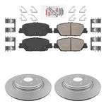 Rear Ceramic Brake Pads & Coated Rotors For Honda Cr-v 2017 2018 2019 2020 2021. Fixed Price $147.00.