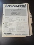 Panasonic CQ-2989EU Service Manual Original Repair Book 8TRACK Car Stereo Play. Fixed Price $49.99.