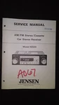 Jensen RE520 Service Manual Original Book Car Stereo Radio Cassette Tape Player!. Fixed Price $25.00.
