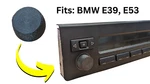 E39 E53 Bmw Radio Knob Replacement. Fixed Price $8.00.