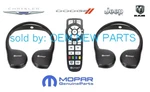 2014-2021 Dodge Durango Uconnect Dvd Entertainment Wireless Headphones W/ Remote. Fixed Price $99.99.