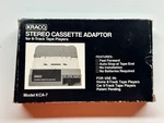 Kraco Stereo Cassette Adapter For 8 Track Tape Player KCA-7 Untested. Fixed Price $13.00.