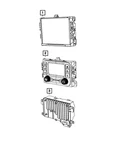 Genuine Mopar Multi Media Radio 68428563AD. Fixed Price $608.35.