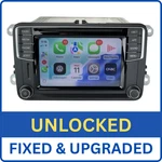 Unlocked New Touch 16- 17 Vw Volkswagen MIB2 Jetta Passat Oem Radio 5C0035200D. Fixed Price $550.00.