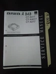 Aiwa CT-X417/X4017/X217 Service Manual Original Repair Book. Fixed Price $49.99.
